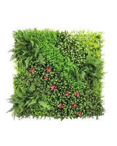 Windscreen4less 40"x40" 3D Panel Style 9 Artificial Boxwood Hedge Topiary Plant Grass Backdrop Wall for Privacy Fence Garden Backyard Screen Outdoor Wedding Décor 6 pcs