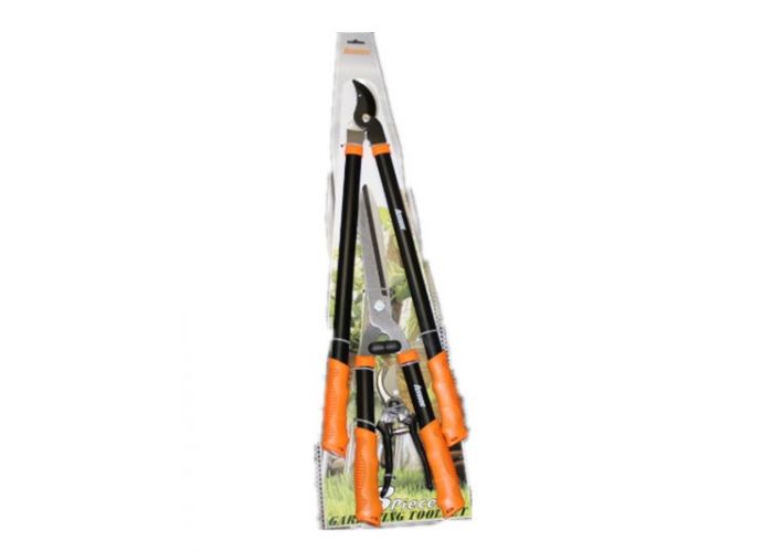 iGarden 3 Piece Combo Garden Tool Set with Lopper, Hedge Shears and Pruner  Shears, Tree & Shrub Care Kit