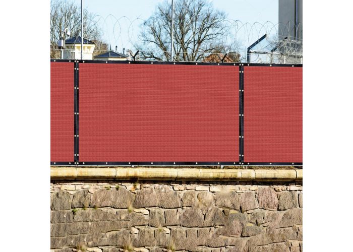 PVC Mesh Fence Privacy Windscreen Fabric - Free Shipping